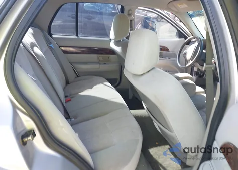 2004 Mercury Grand Marquis Gs из США, поврежденный, VIN 2MEFM74W84X687773